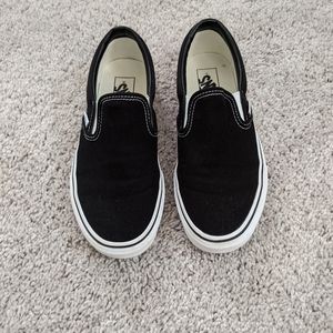 Black slip on vans